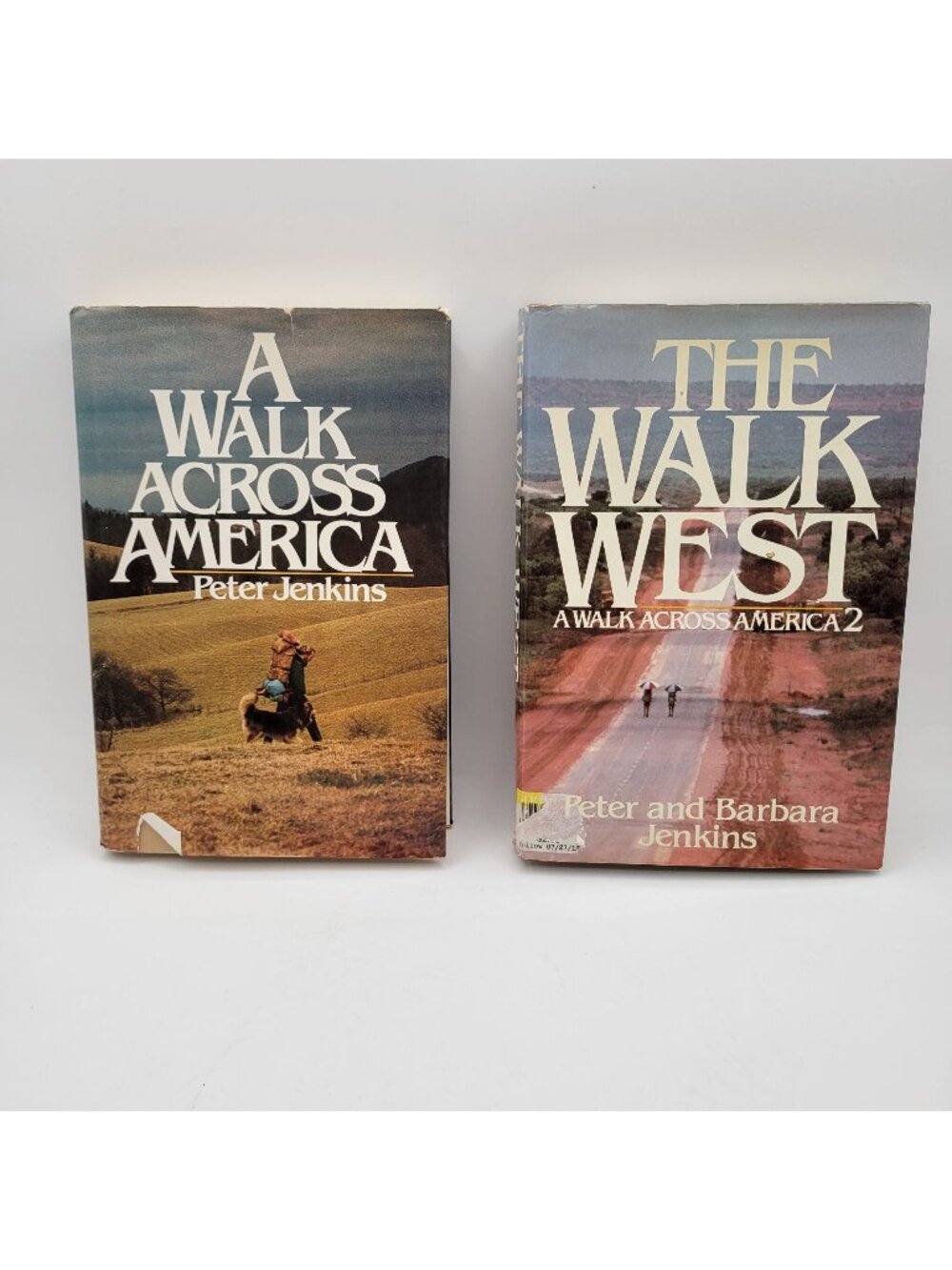 A Walk Across America And The Walk West by Peter And Barbara Jenkins 1979 HCDJ